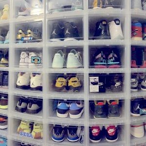 All sorts Jordan’s, Kobe’s, lebron’s, special collaboration sneakers .All brands